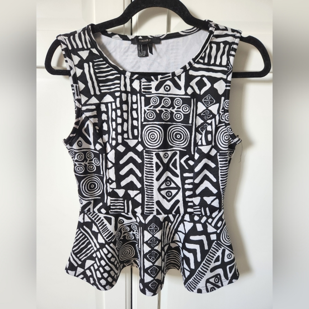 FOREVER 21 Peplum shirt